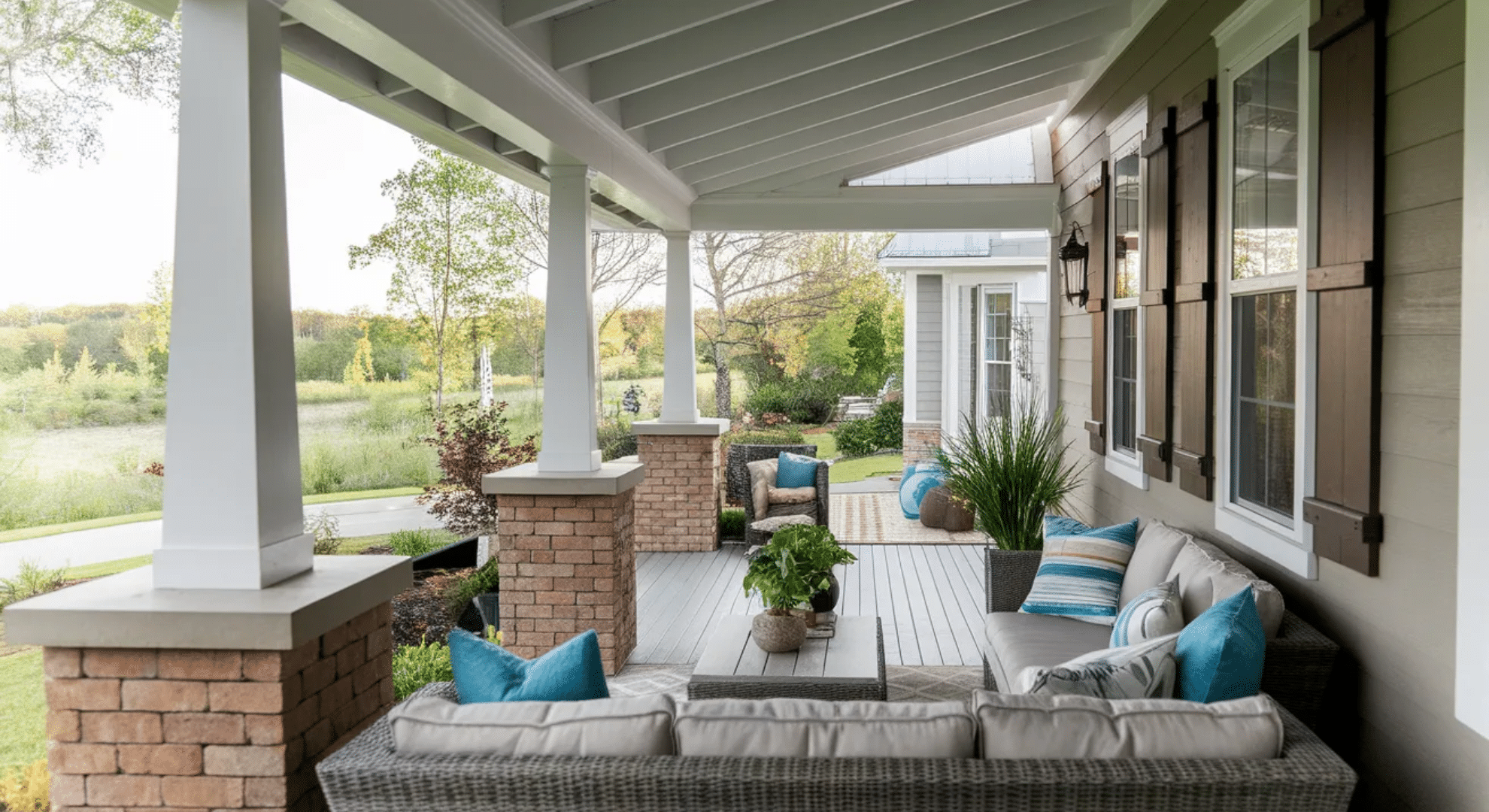 covered porch addition