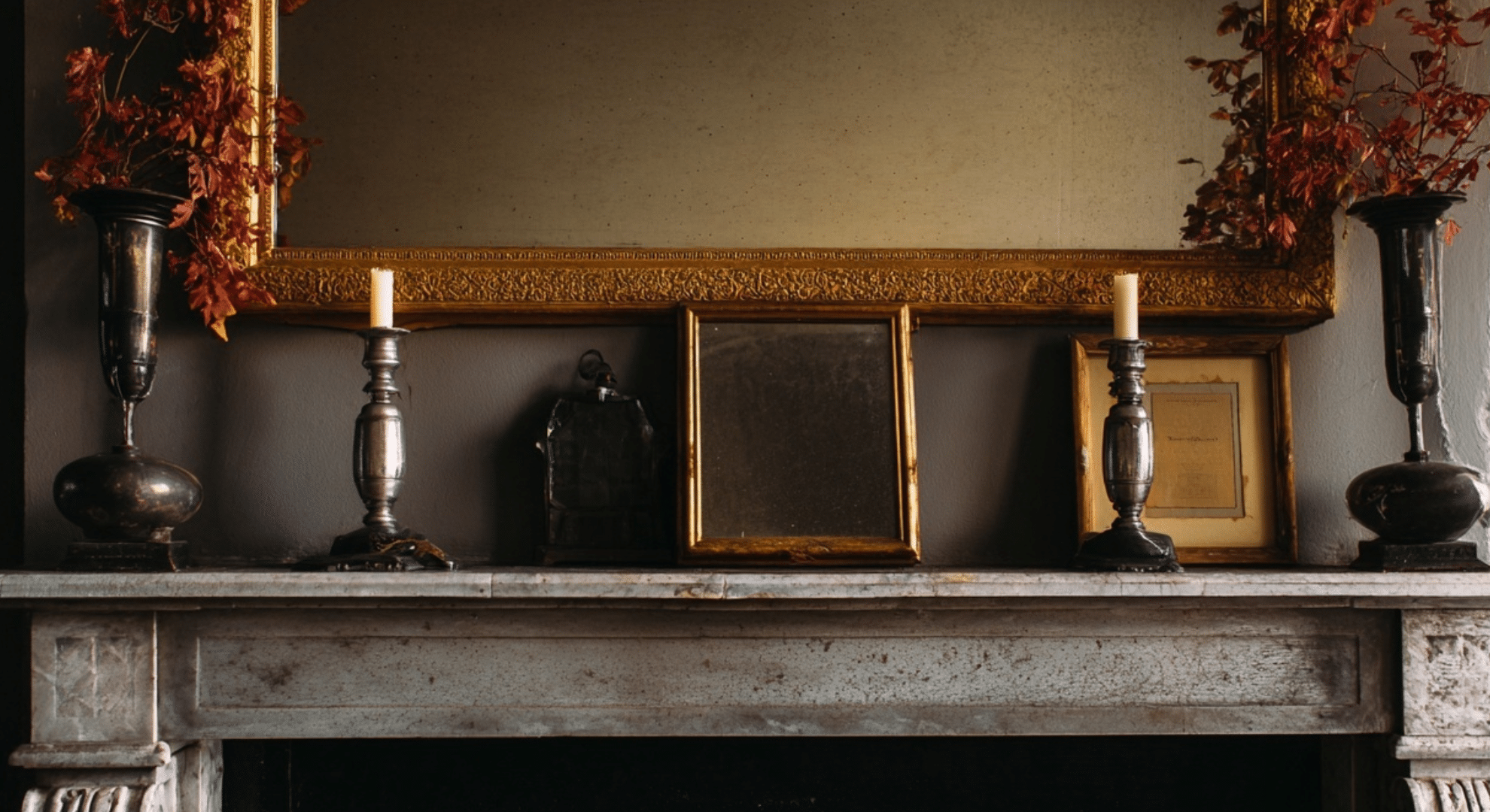 fireplace mantels styled with simple even decor