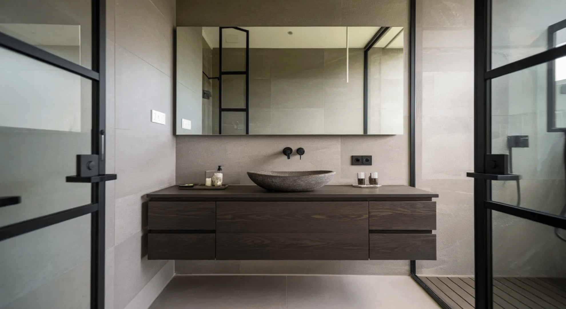 floating vanity installation