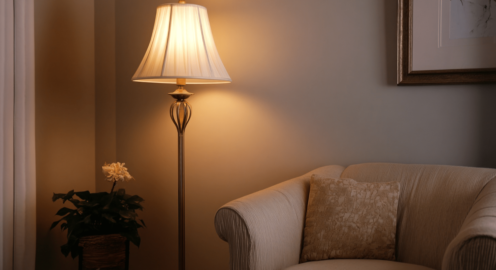 floor lamps with fabric shades