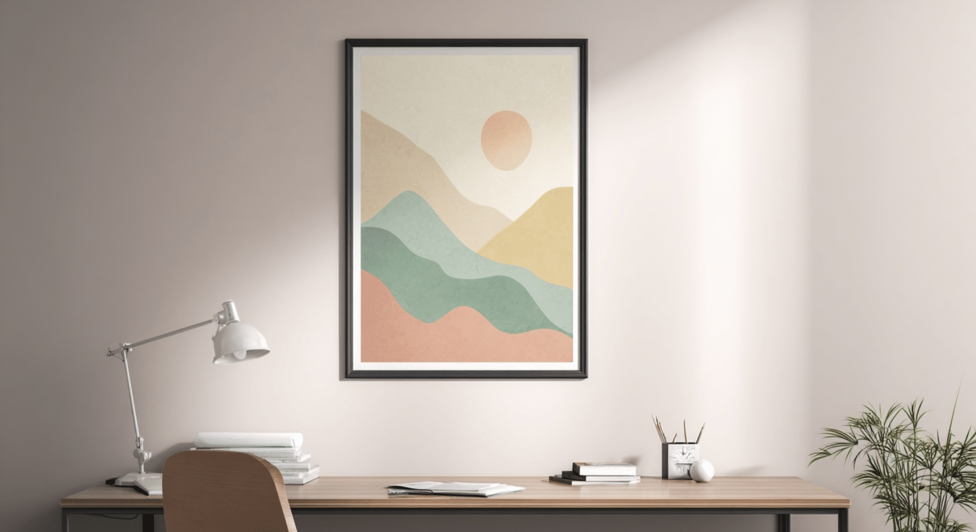hang framed prints that reflect your personality