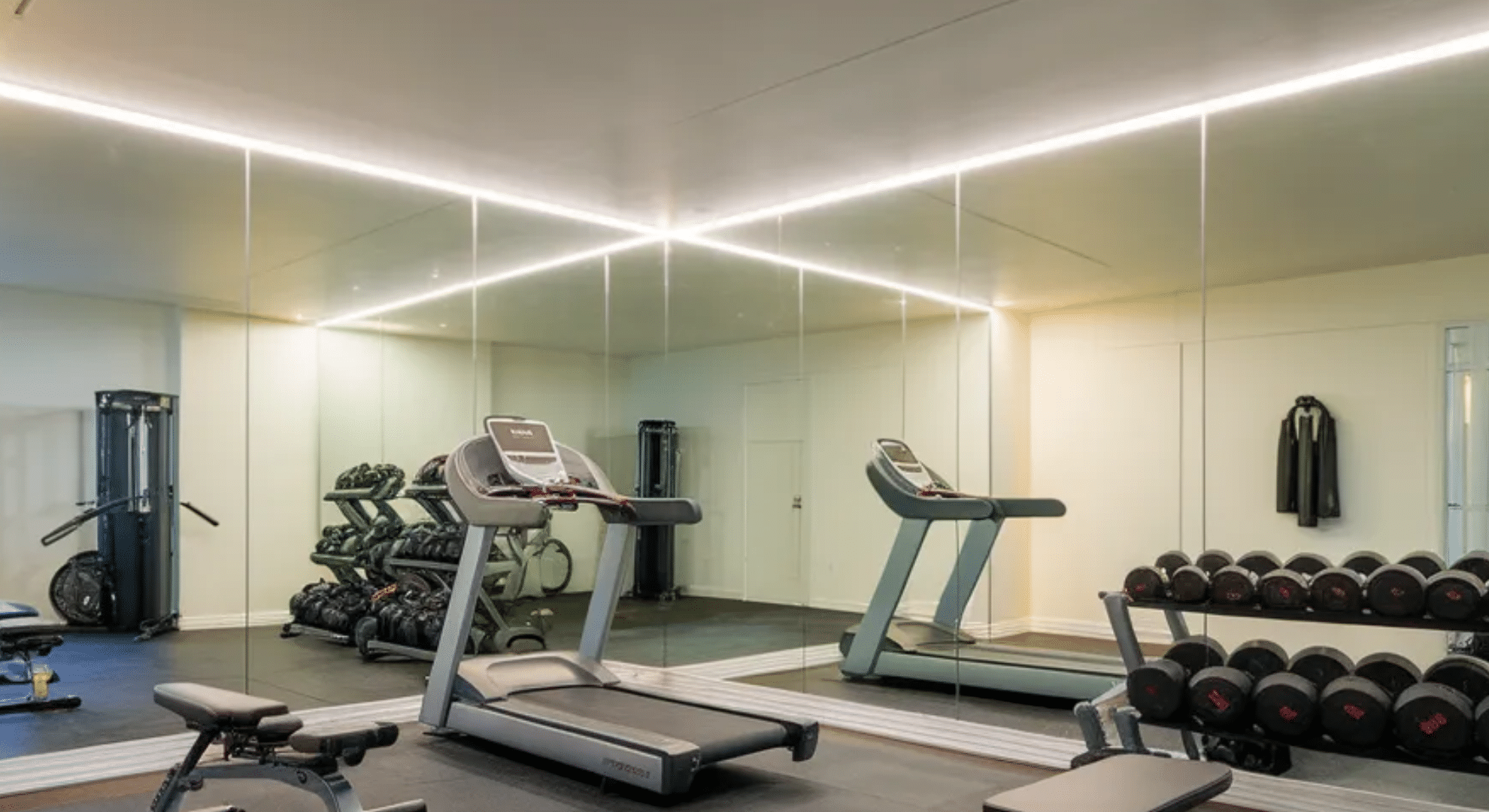 home gym or wellness space