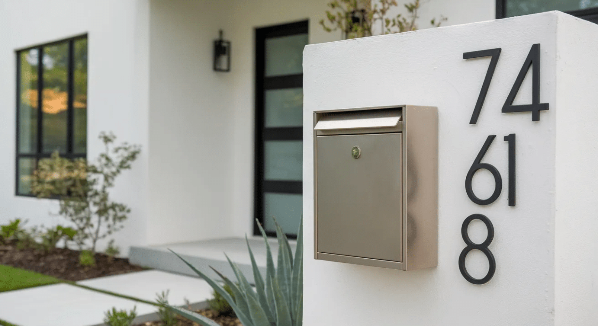 house number and mailbox upgrade
