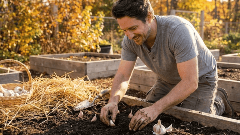 how to plant garlic cloves
