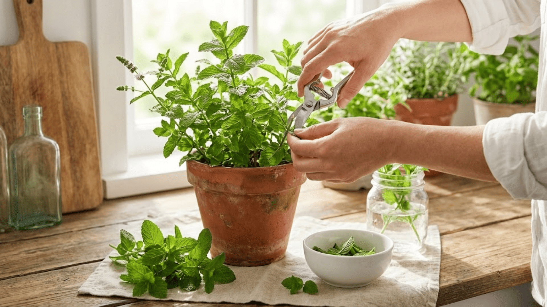 keeping your mint bushy and productive