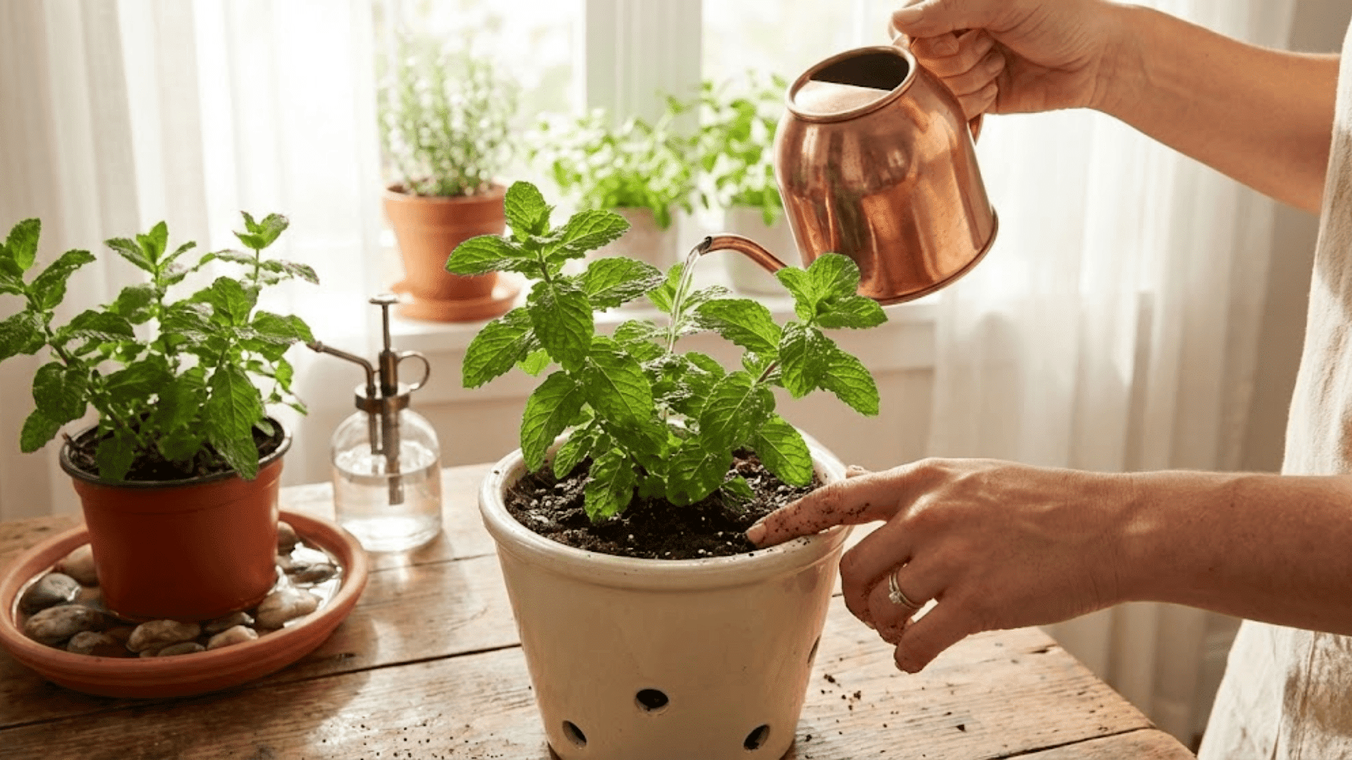 keeping your mint hydrated and happy