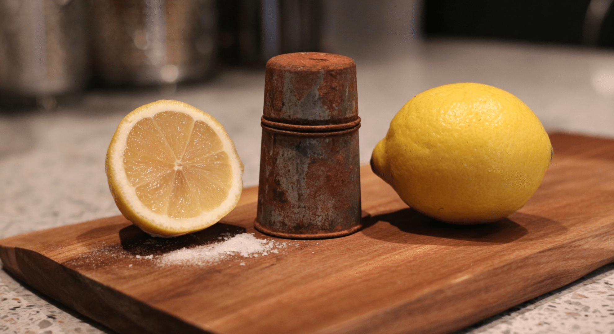lemon juice and salt method