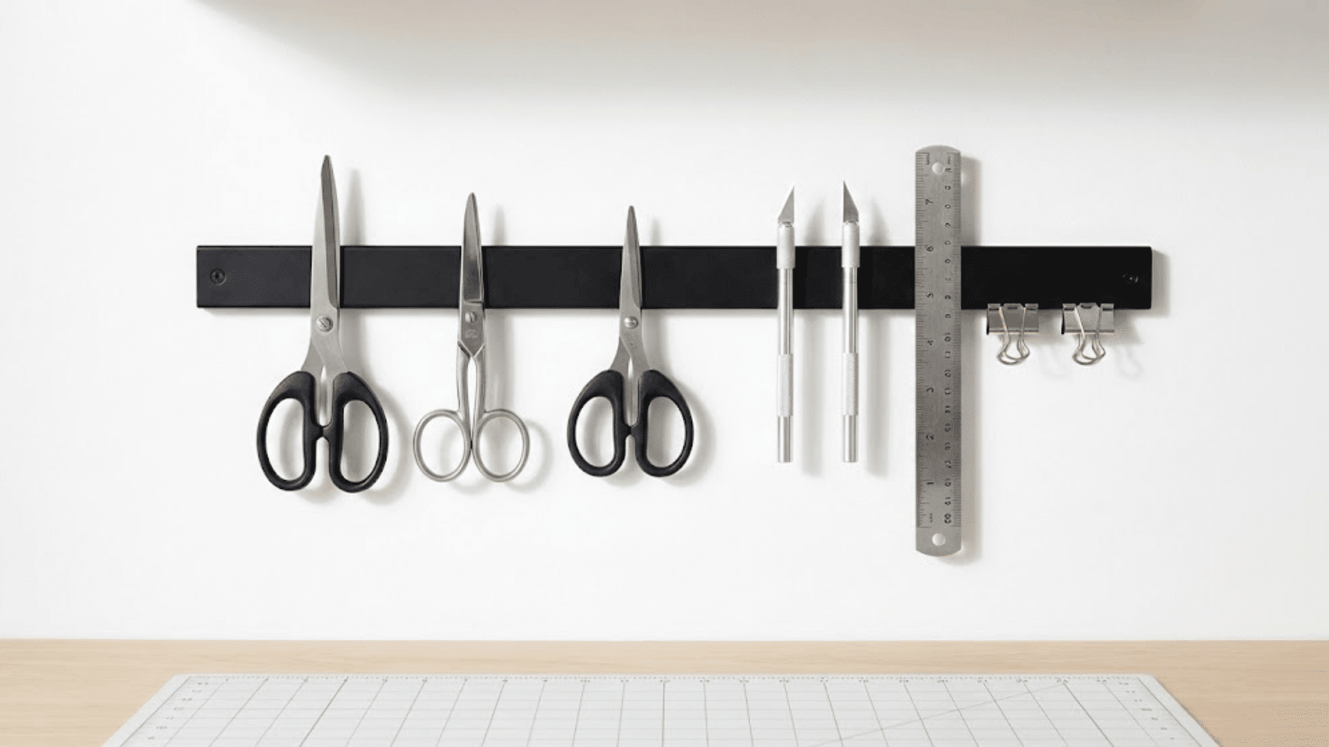 magnetic strips for metal tools