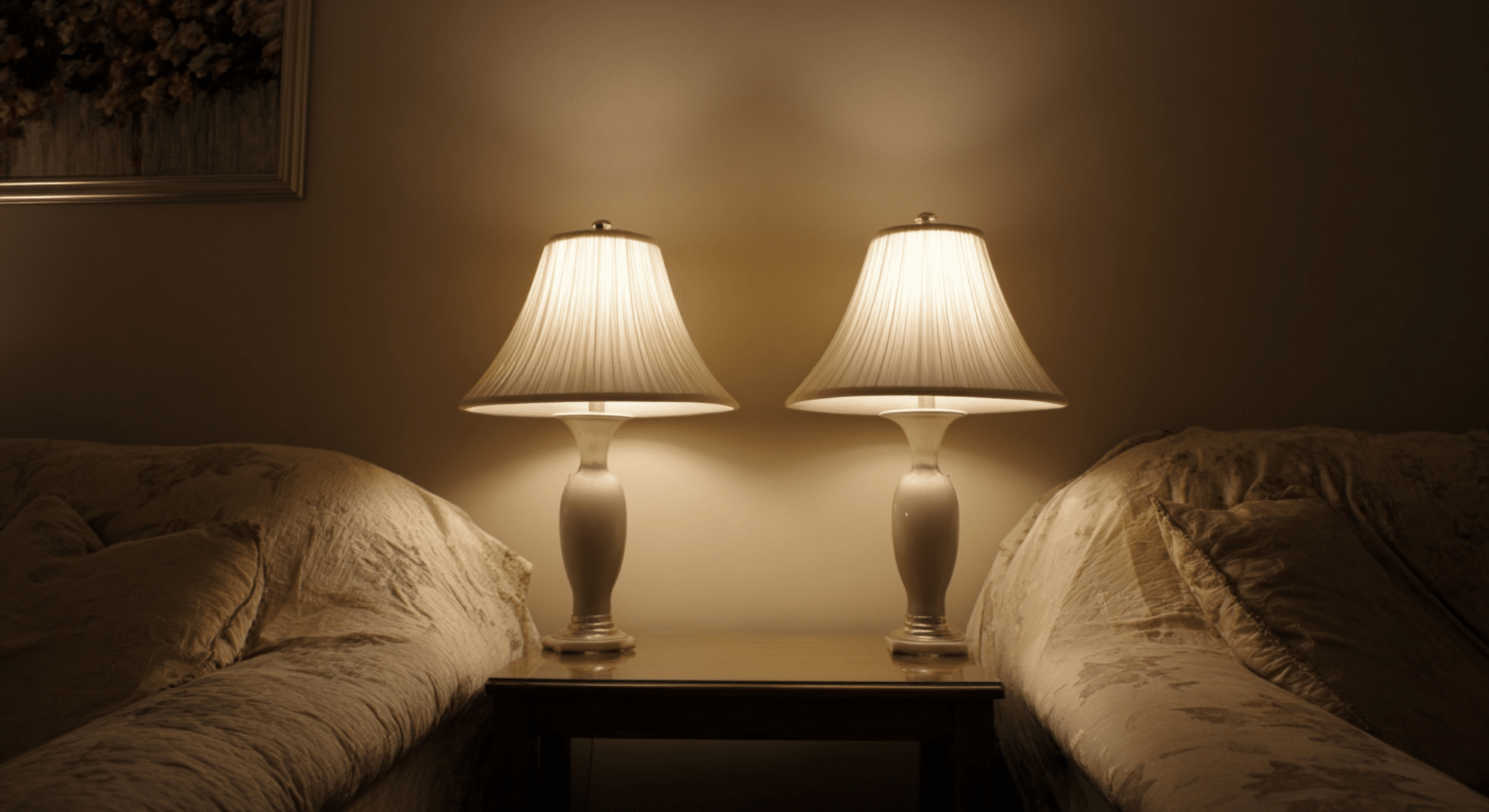 matching table lamps for balanced lighting