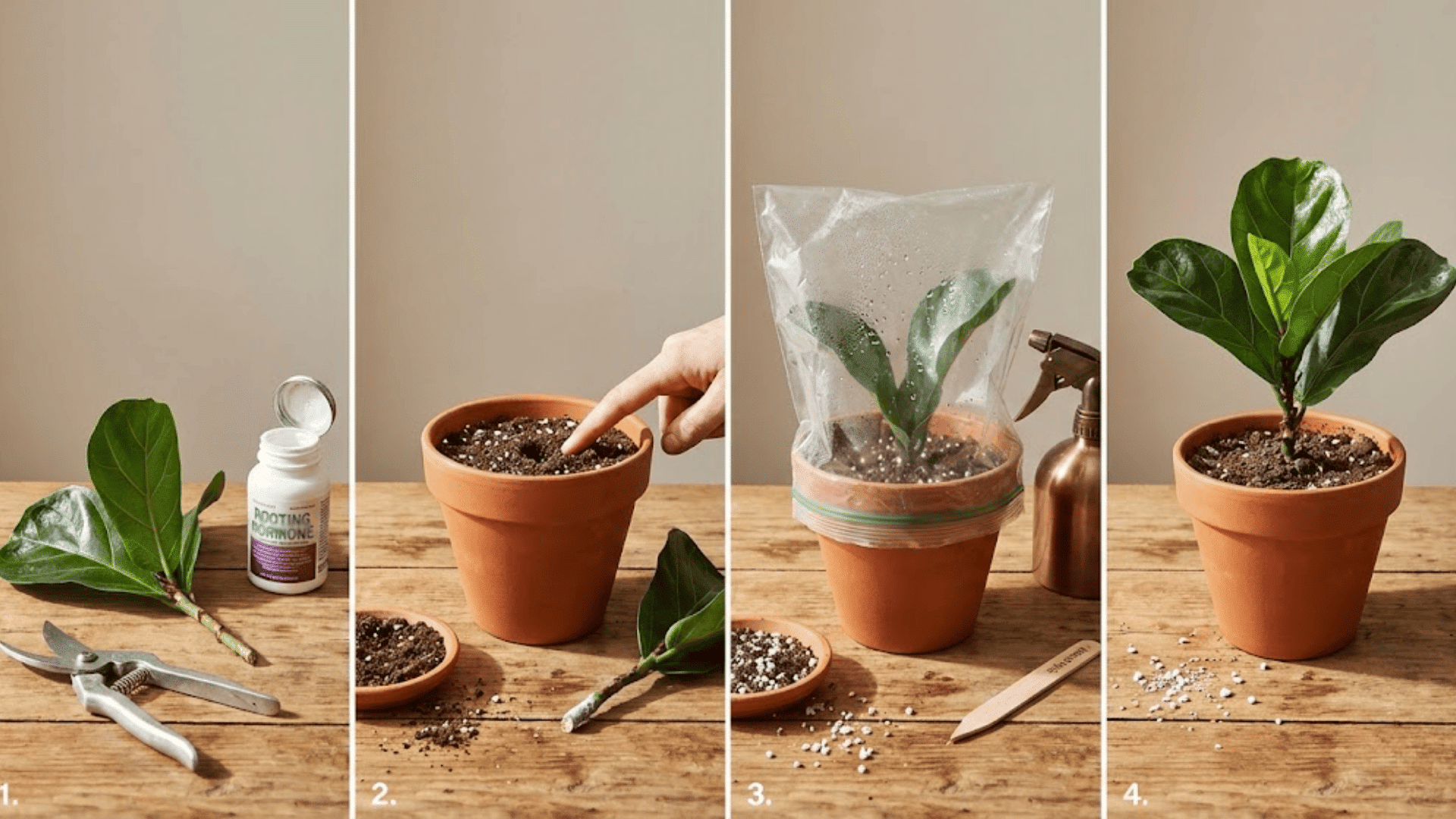 method 2 how to propagate a fiddle leaf fig in soil