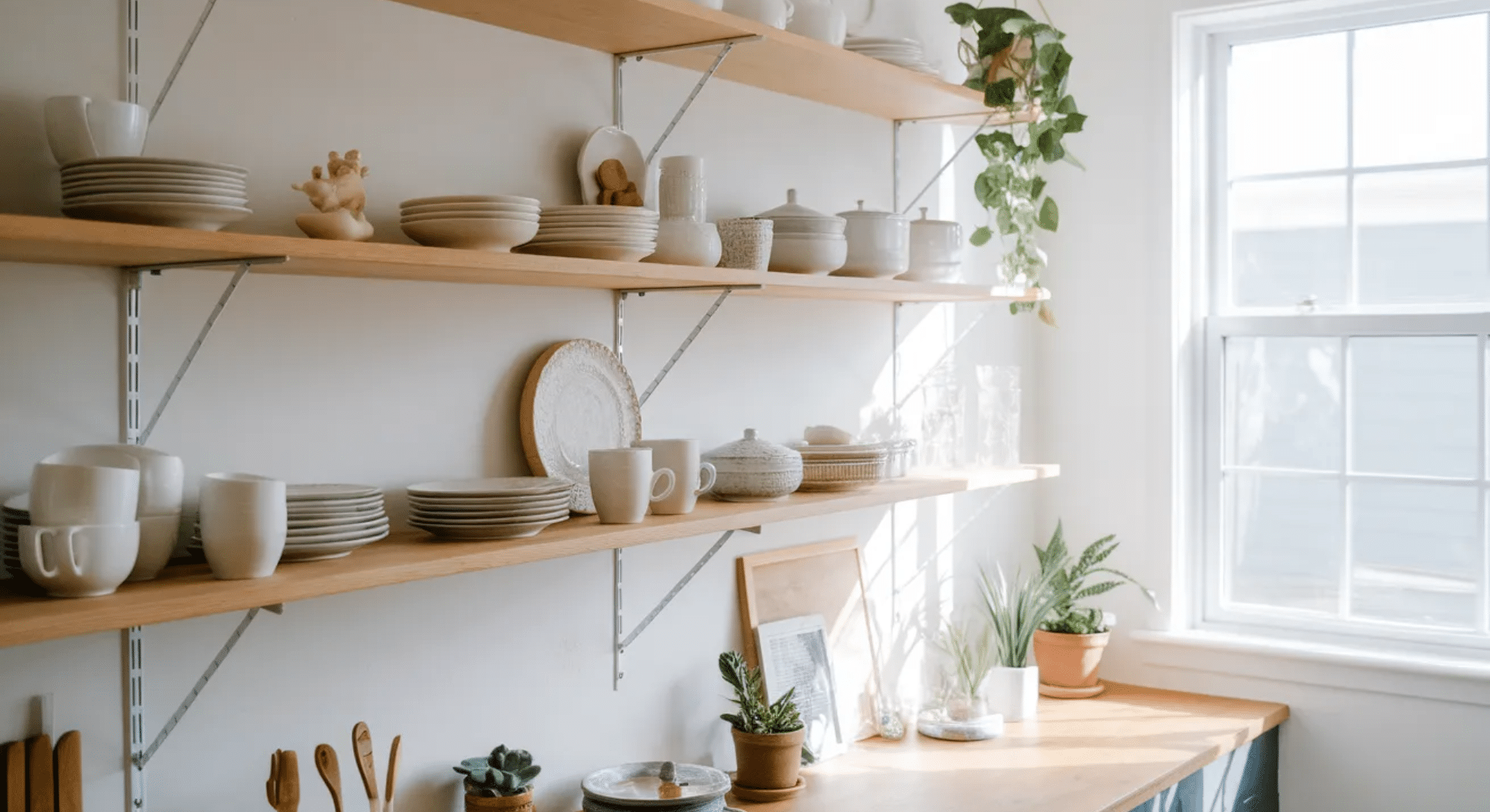 open shelving conversion