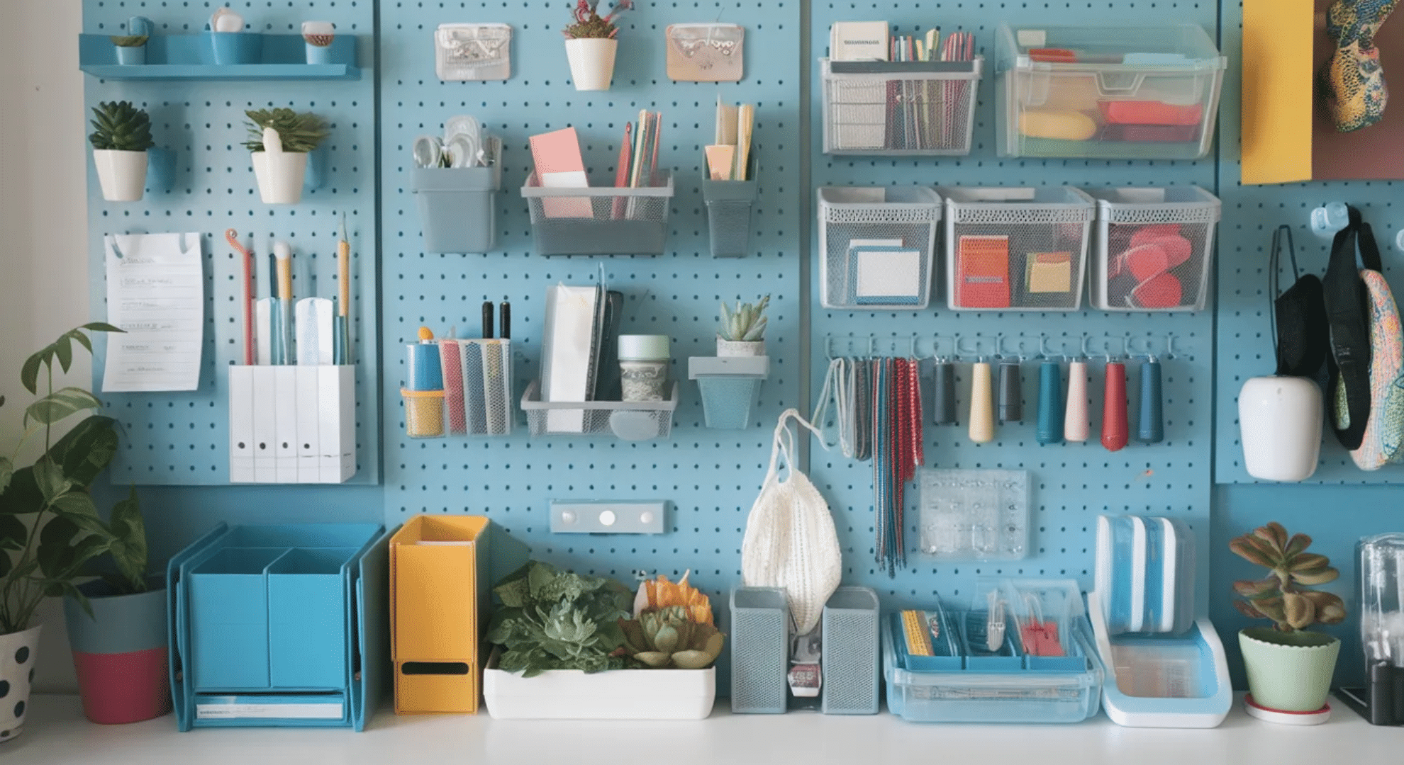 pegboard wall system