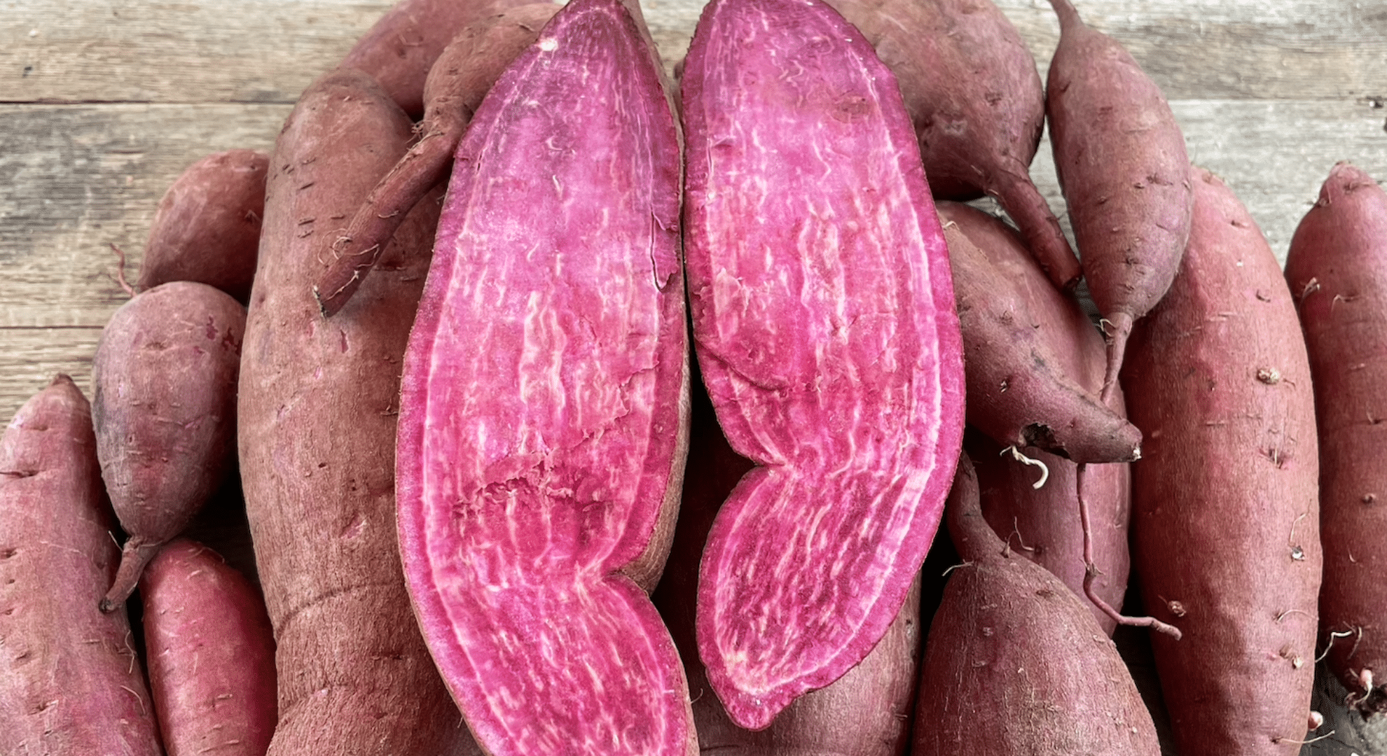 purple flesh sweet potatoes
