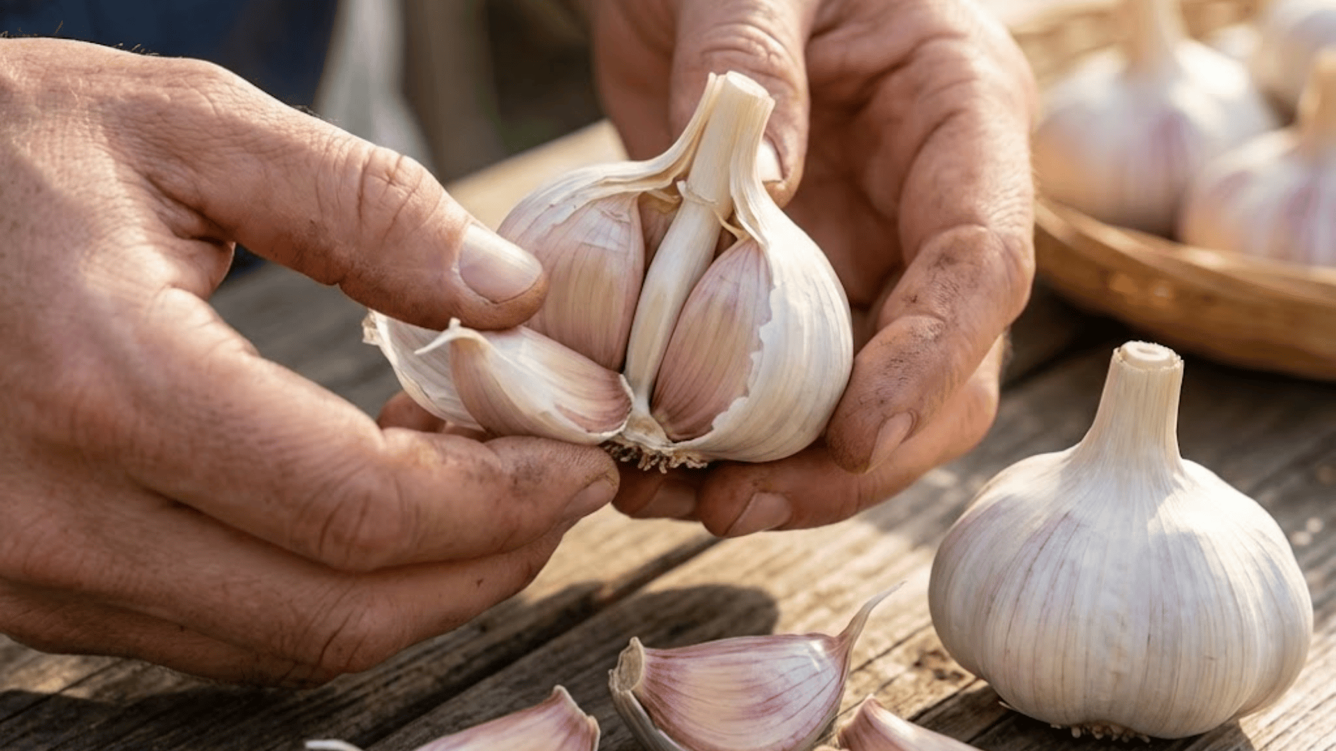 step 2 separate your garlic bulbs into cloves
