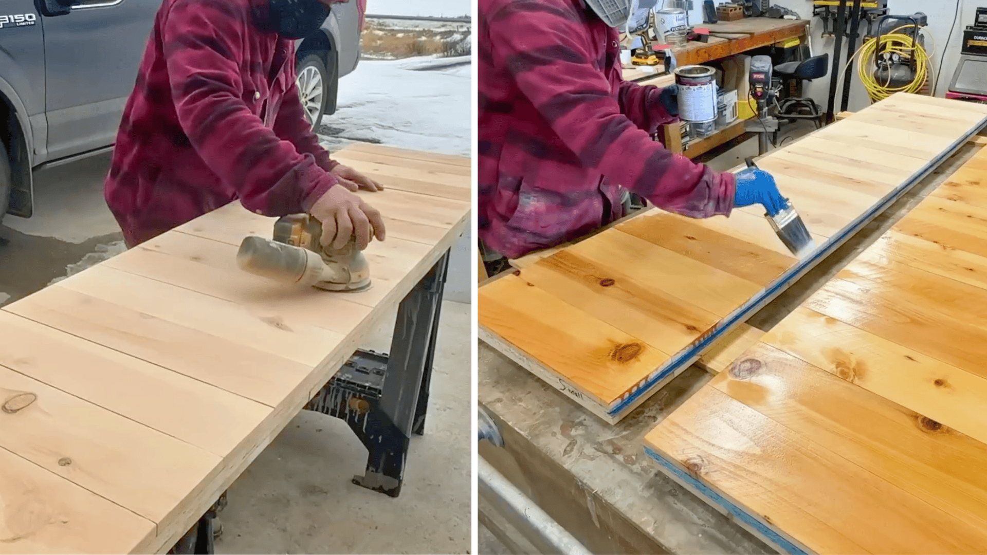 step 3 sand and finish the door
