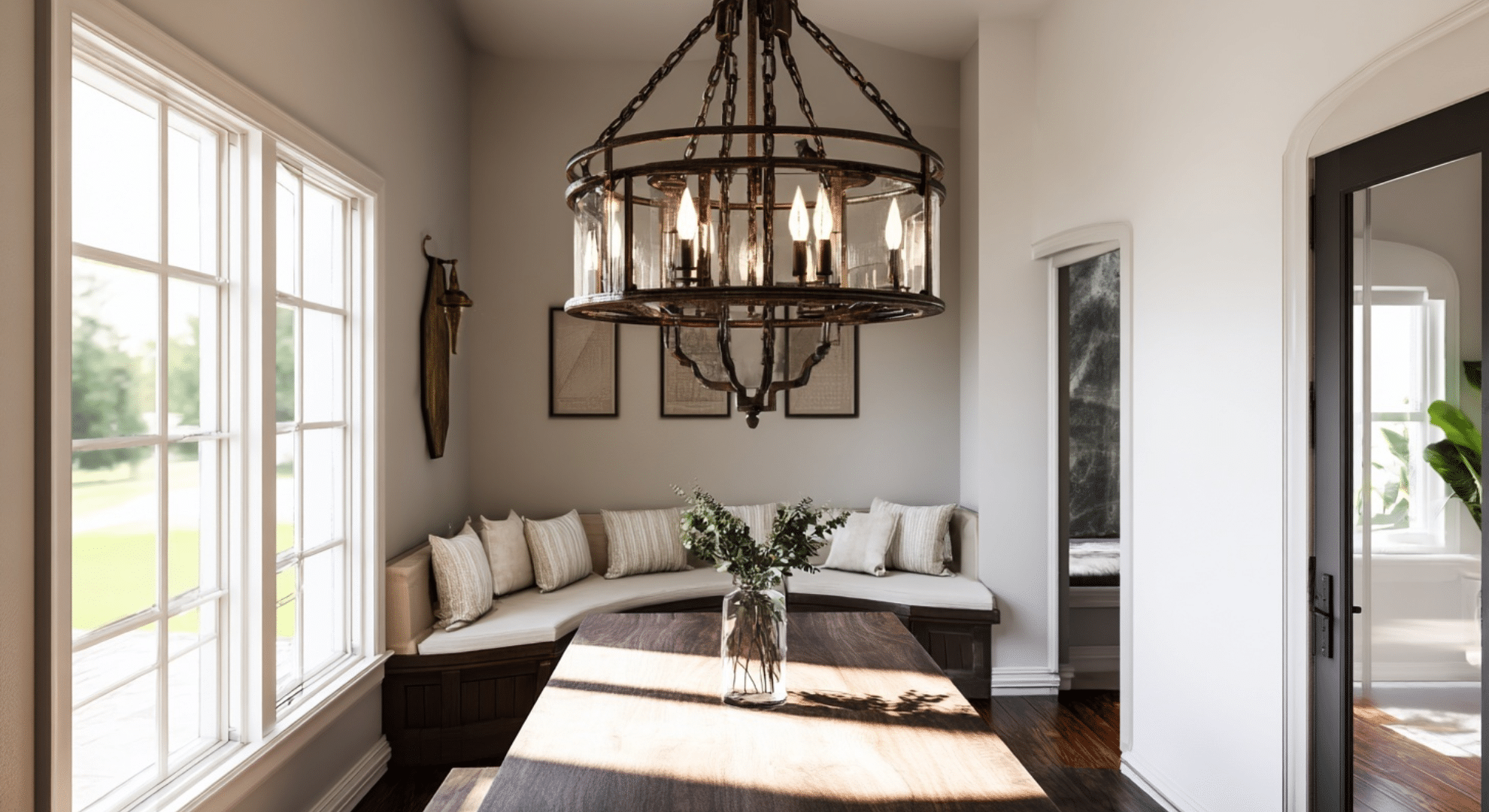 traditional chandeliers as a room centerpiece