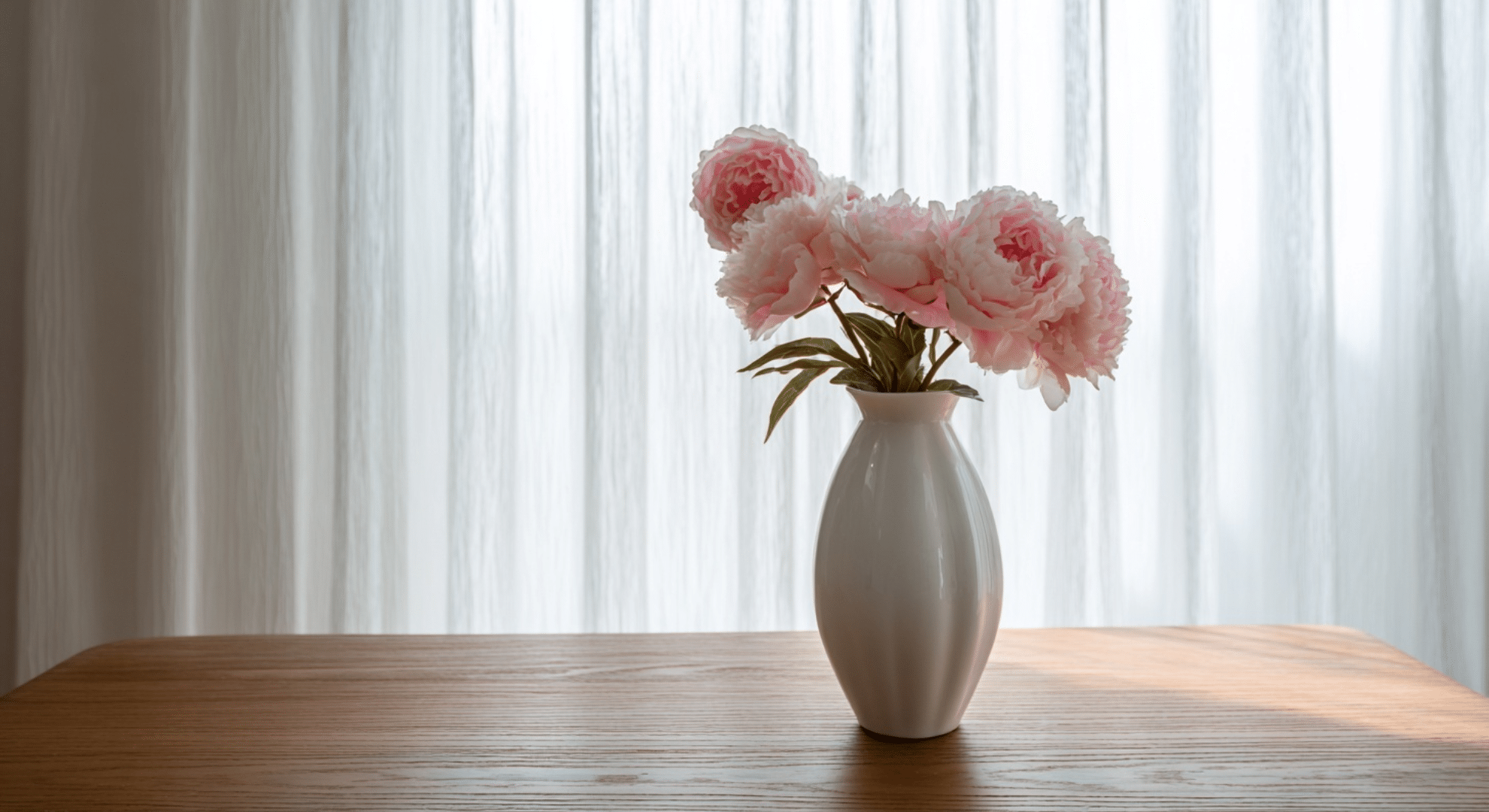 valentine decor built around faux florals only