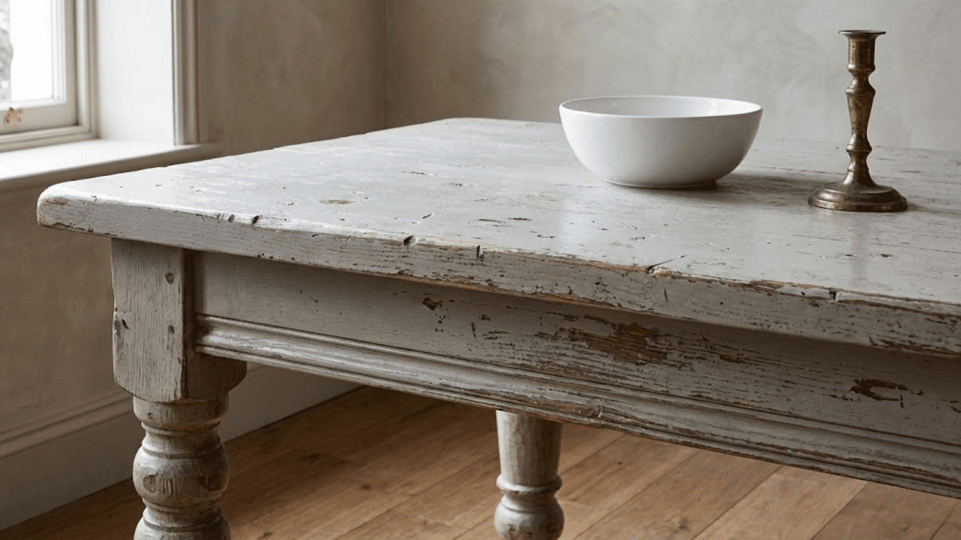 weathered wood furniture