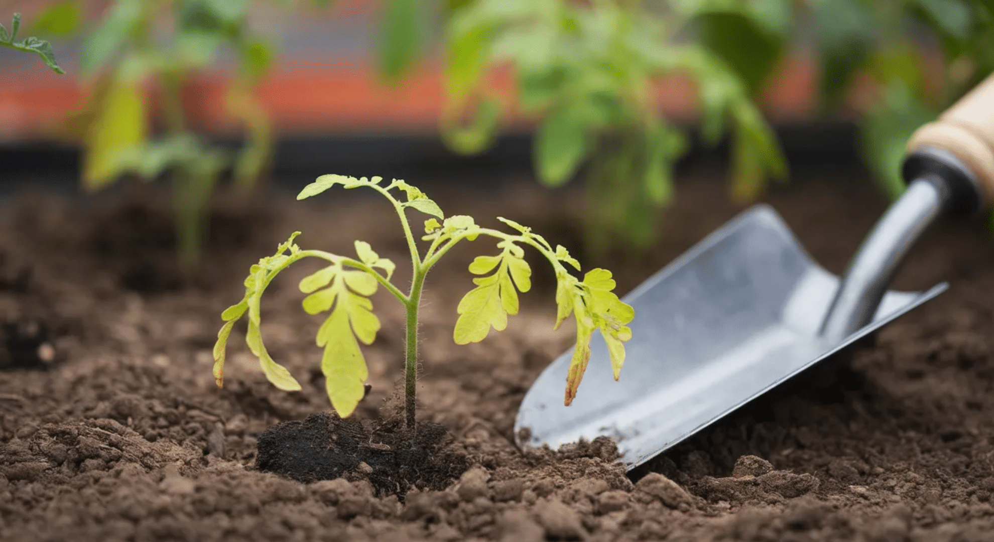 why are my tomato plants turning yellow after transplanting