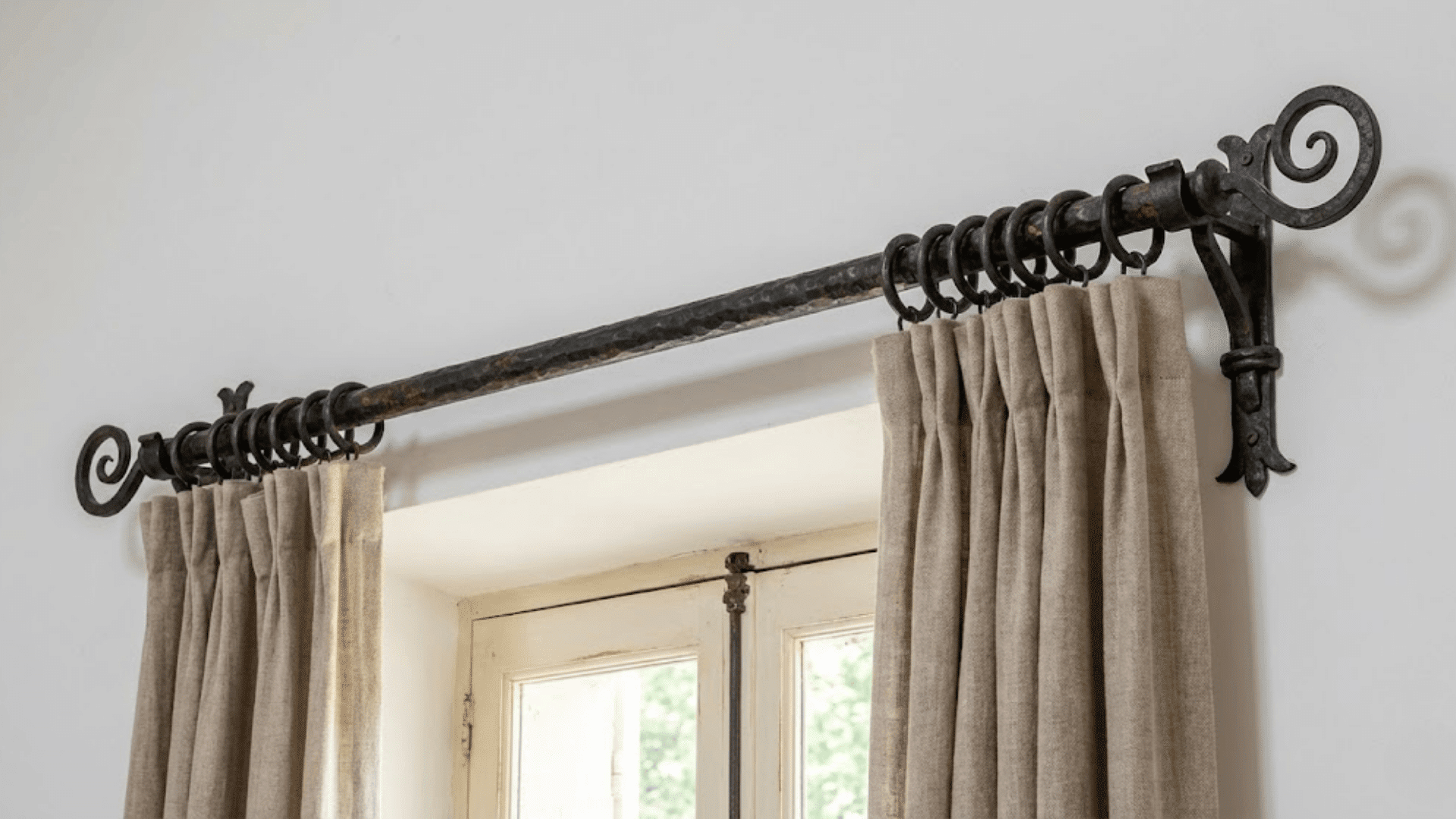 wrought iron accents