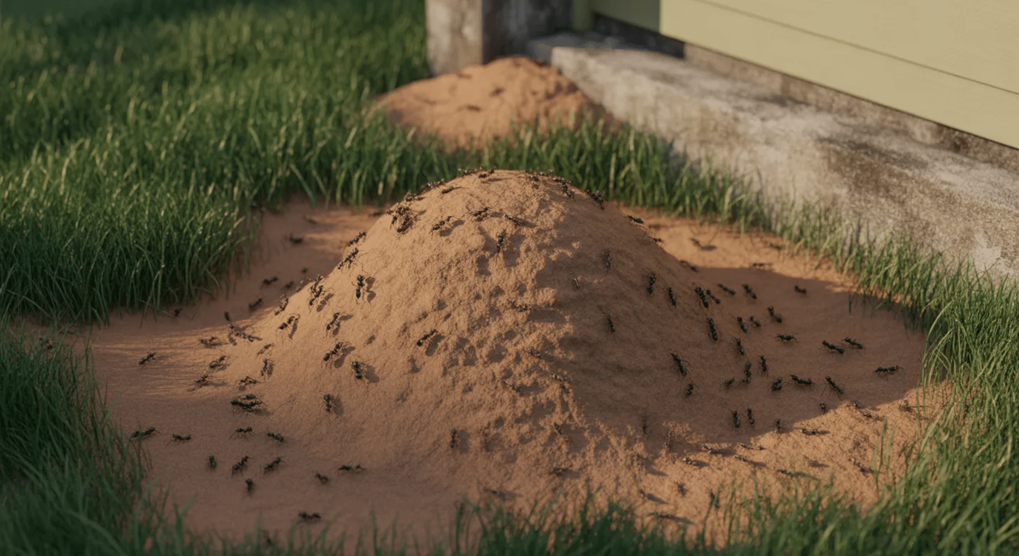 outdoor ant control and perimeter protection