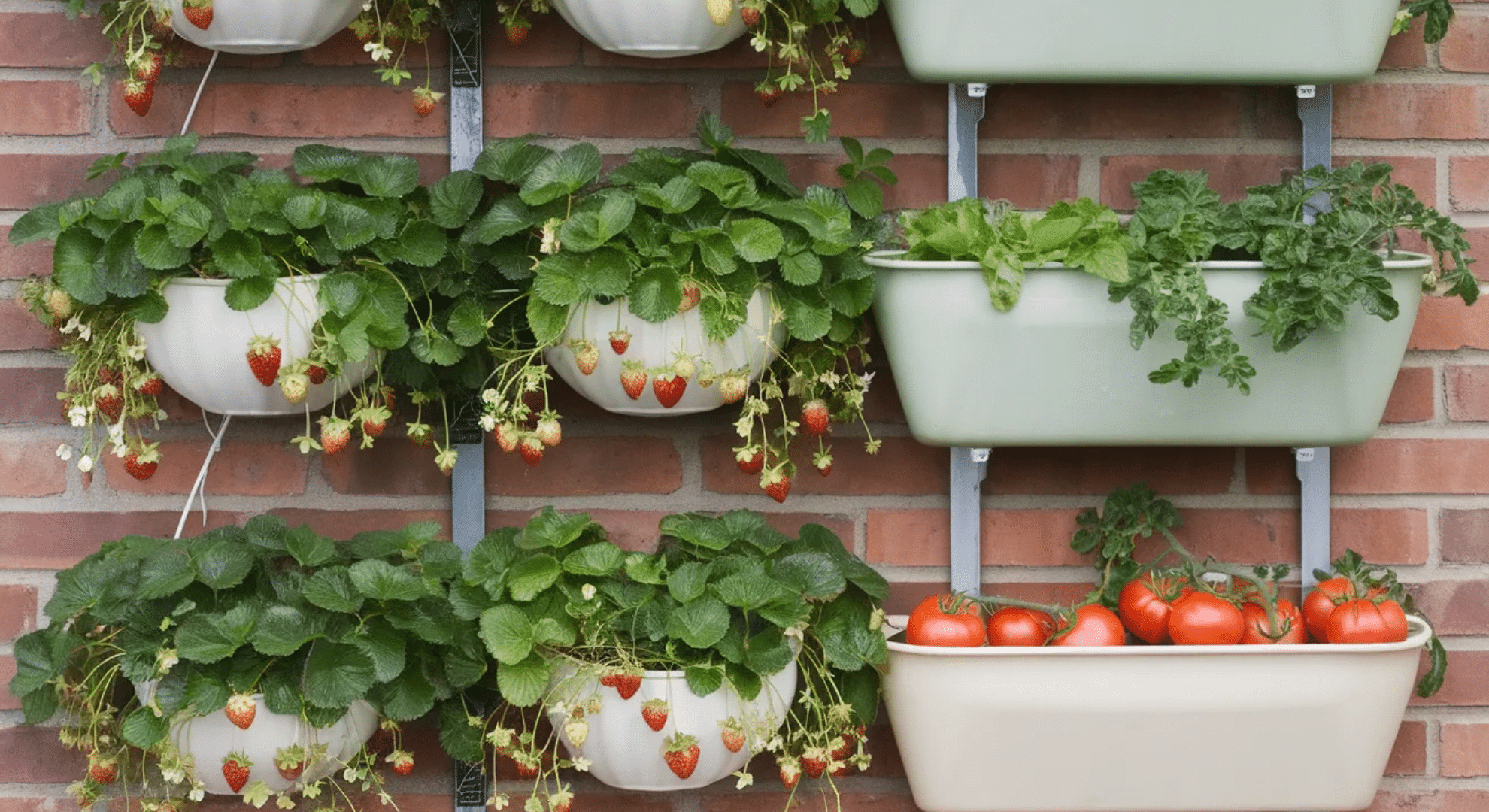 overhead planter layout