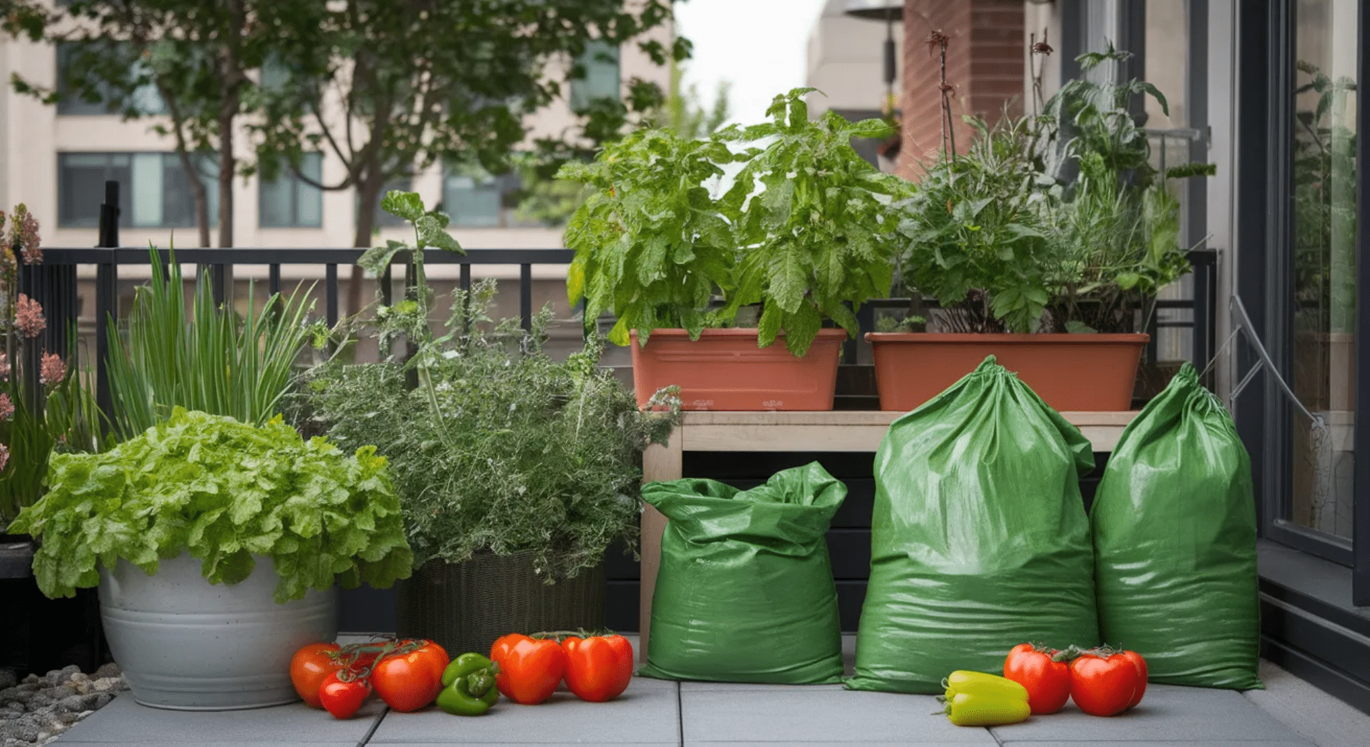 patio garden layout