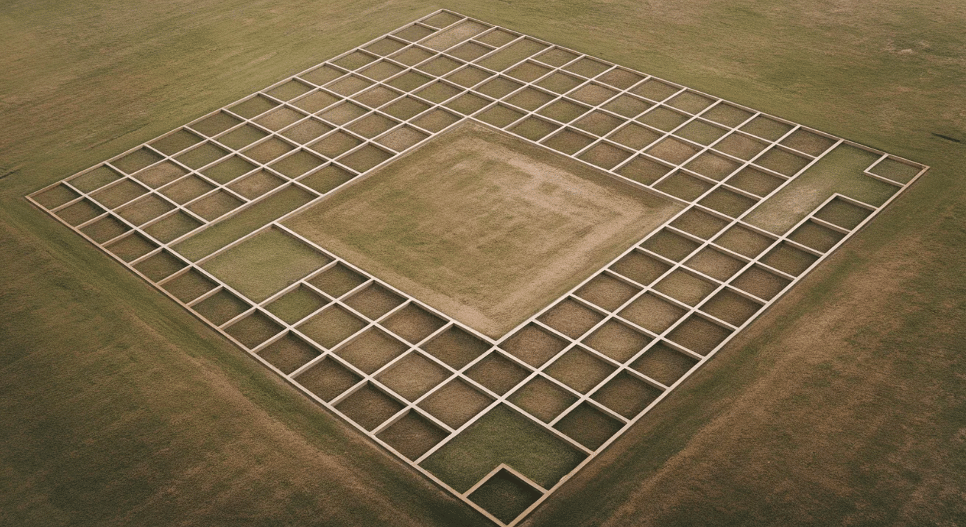 square layout with nested beds
