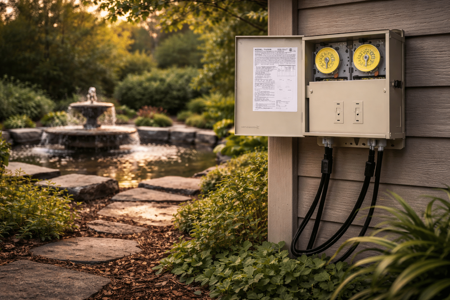 How to Optimize Your Garden Fountain with an Outdoor Timer