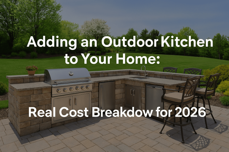 Adding an Outdoor Kitchen to Your Home: Real Cost Breakdown for 2026