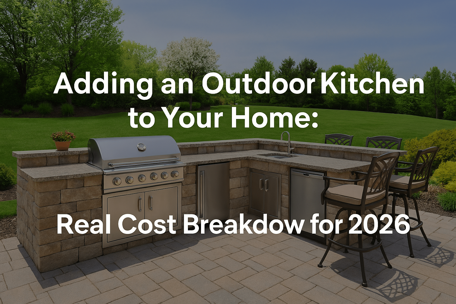 Adding an Outdoor Kitchen to Your Home: Real Cost Breakdown for 2026