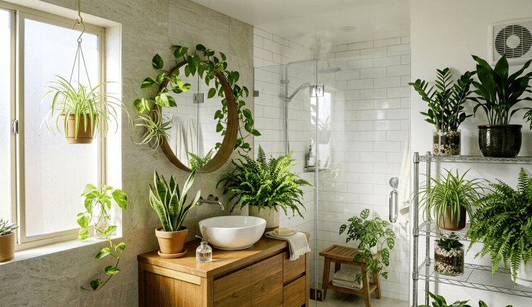 Create a Plant-Friendly Bathroom