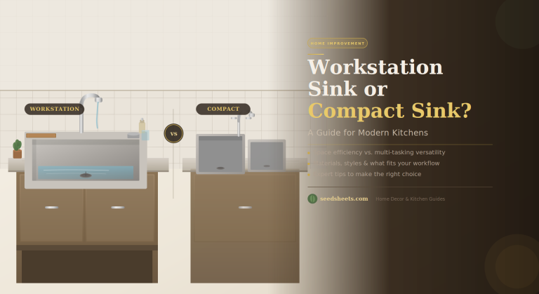 Workstation Sink or Compact Sink? A Guide for Modern Kitchens
