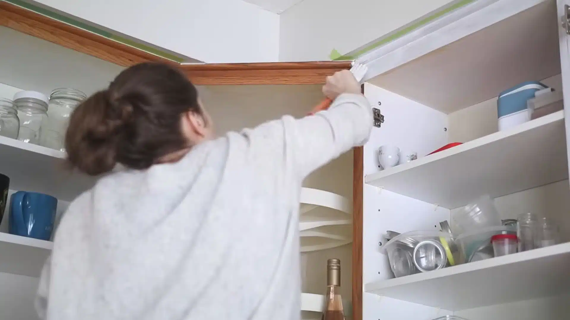 rehang the doors and reinstall the hardware