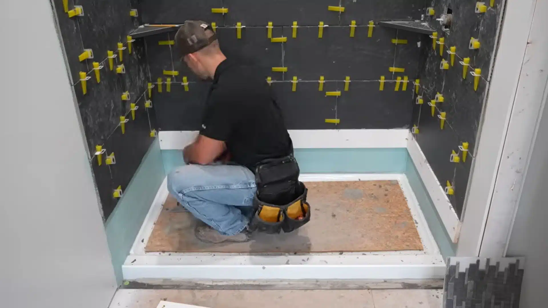 reposition ledger boards and waterproof screw holes