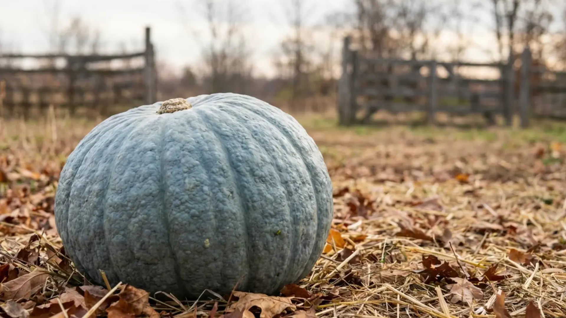 blue doll squash blue grey skin with round bumpy shape