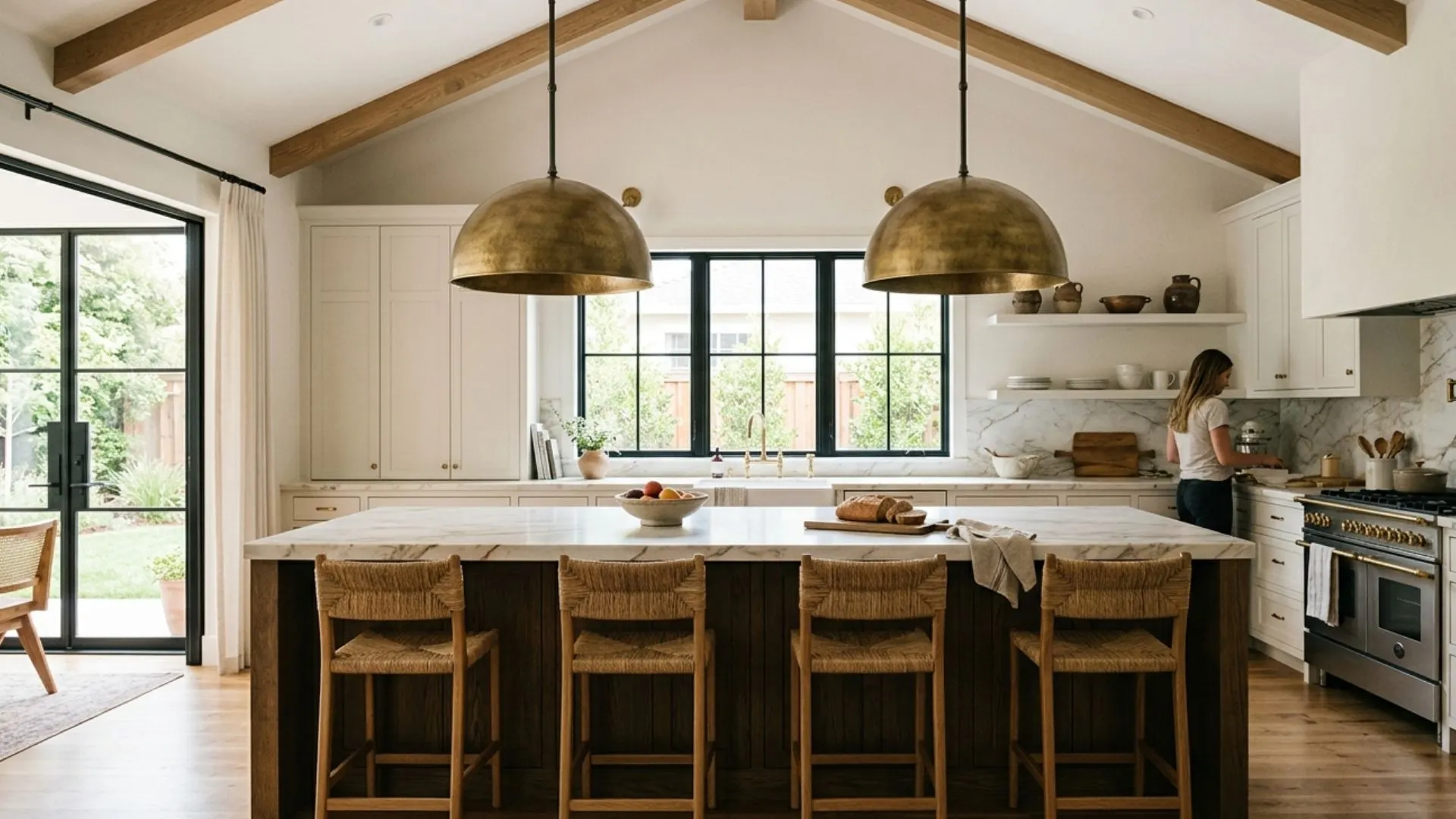hang two large pendants instead of three