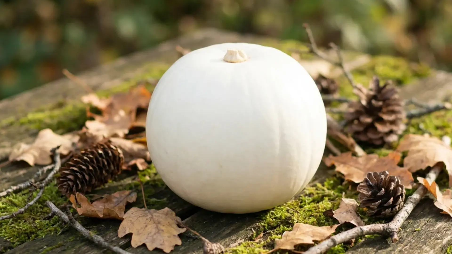 casperita pumpkin small white for tabletop decorating