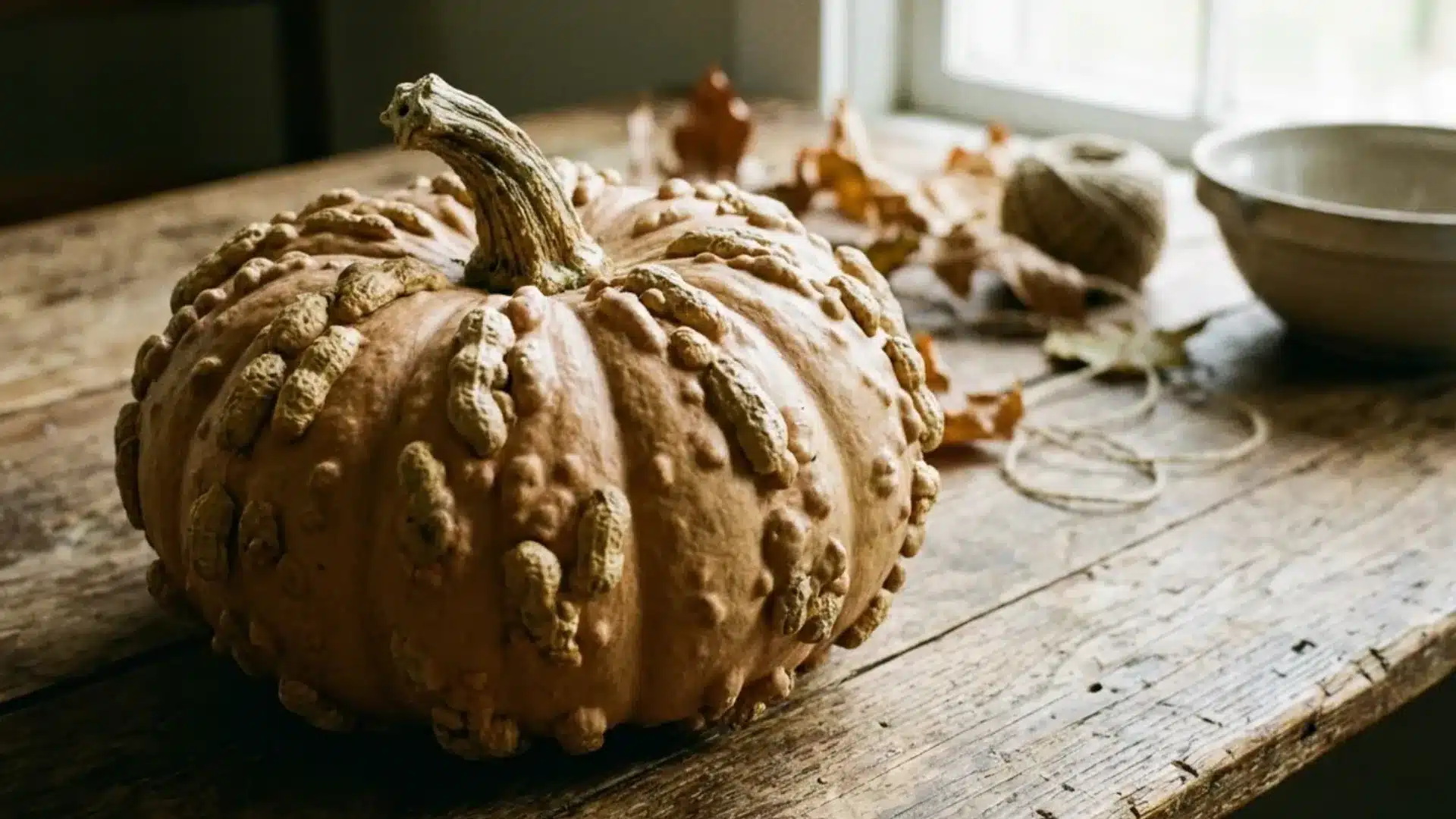 tan galeux d eysines pumpkin with peanut texture
