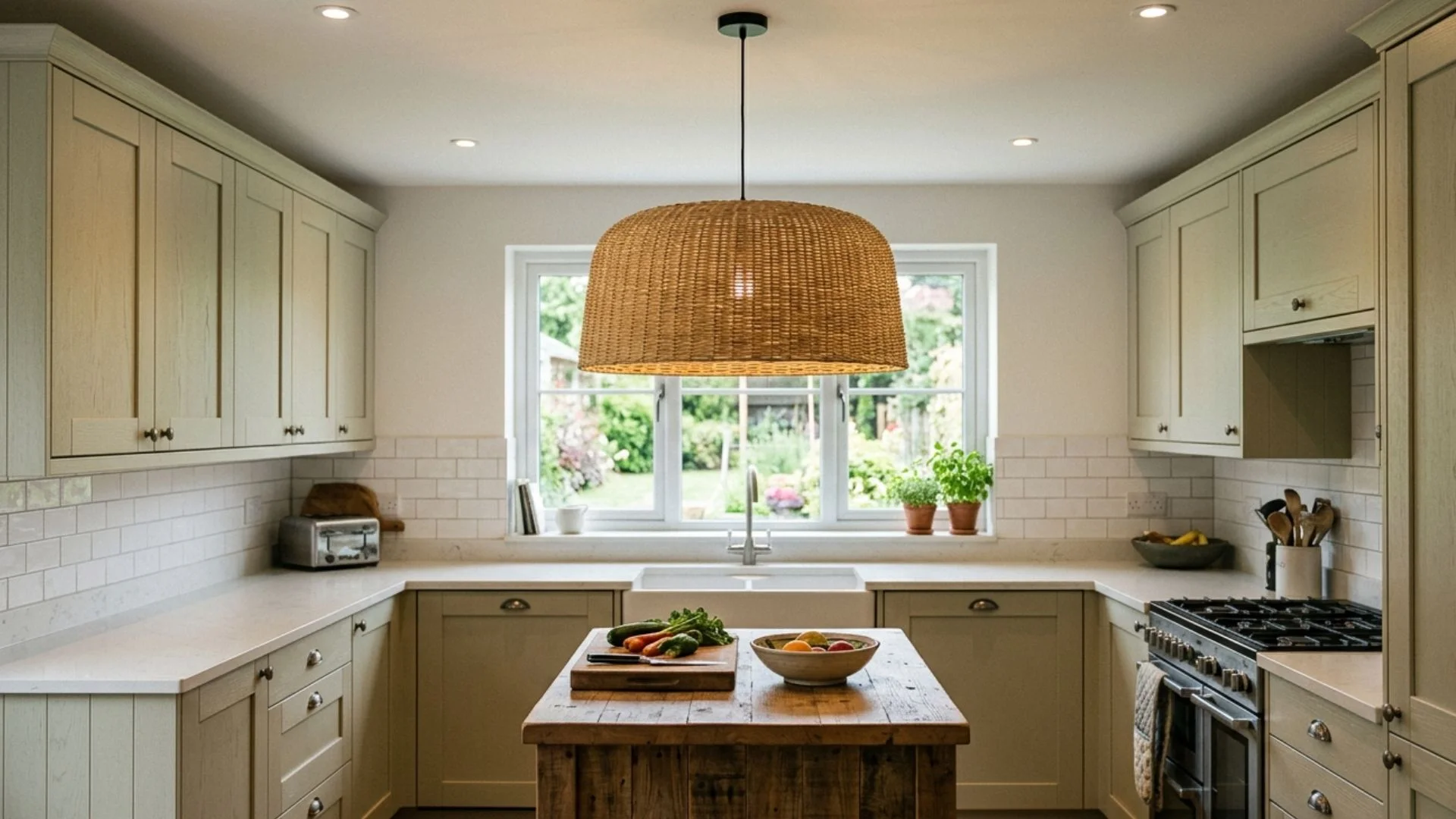 hang one oversized drum shade