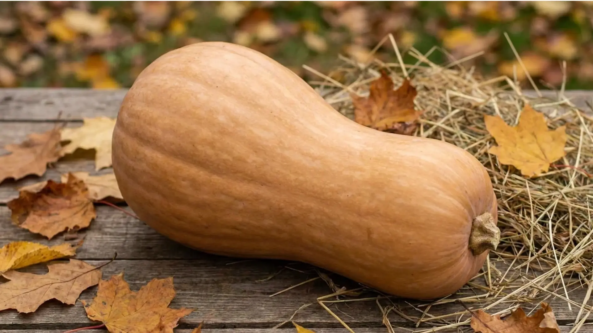 long pie heirloom pumpkin elongated shape with tan skin