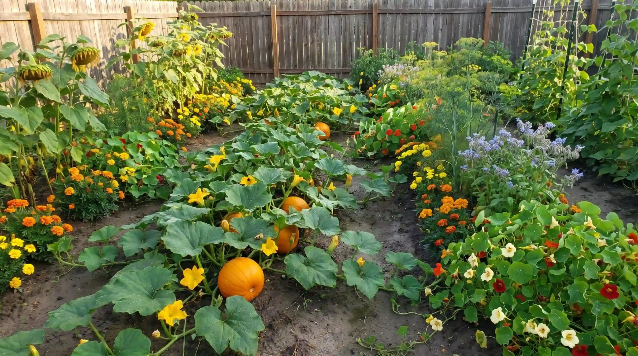 pumpkin-companion-plants-the-best-to-grow-together
