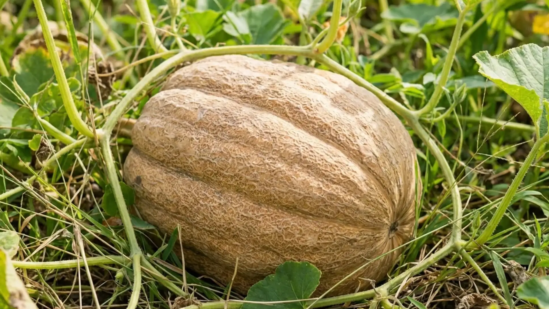 seminole squash tan netted skin with sweet orange flesh