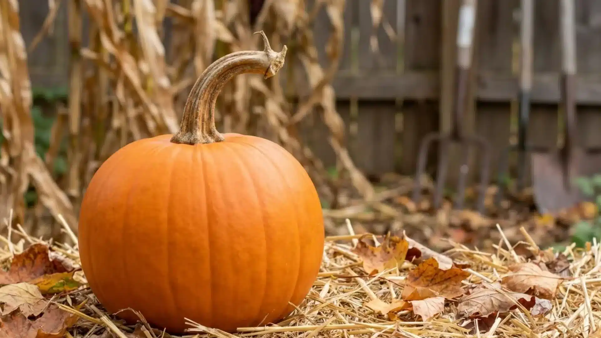 small sugar heirloom pie pumpkin with sweet smooth flesh